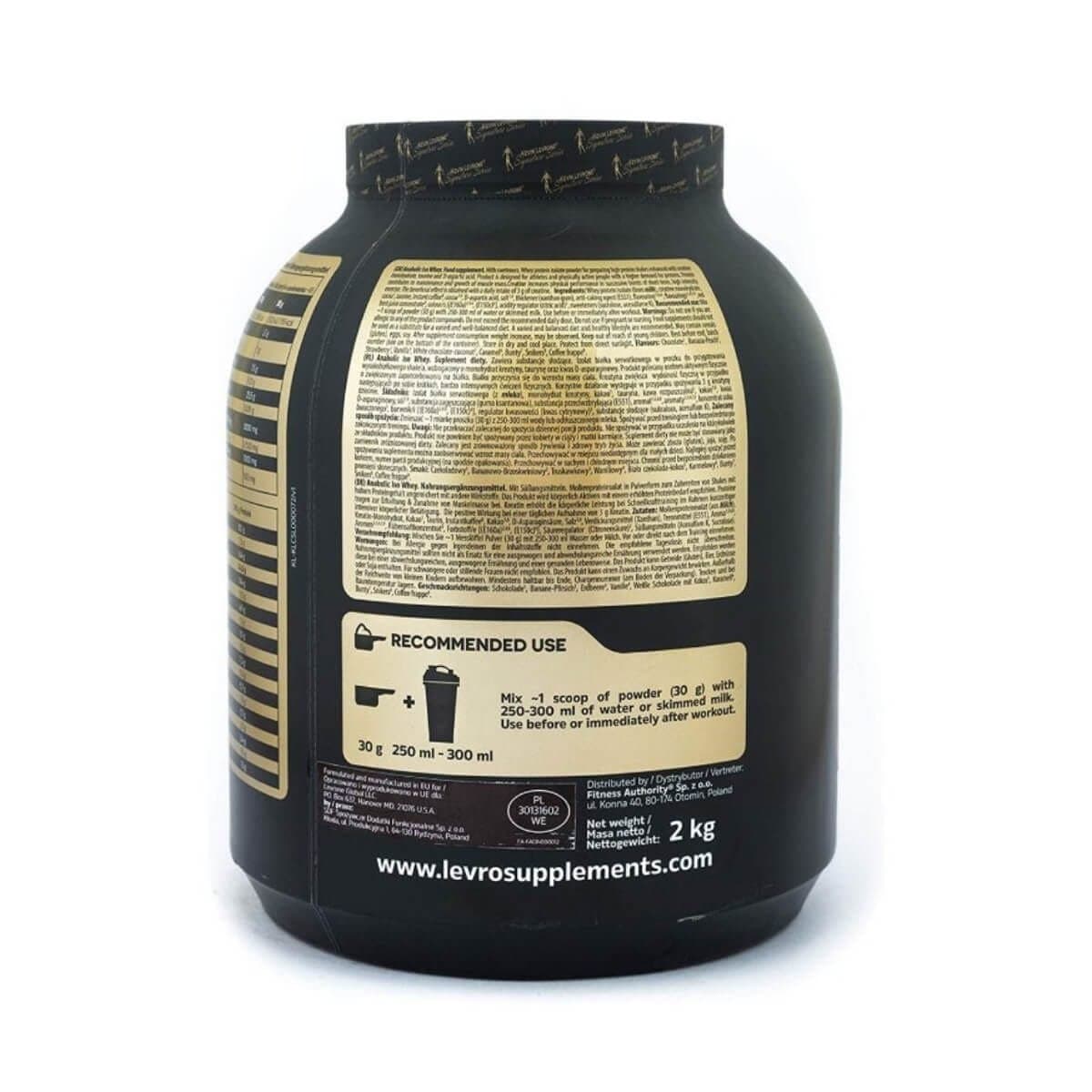 Kevin Levrone Anabolic Iso Whey - Image 2