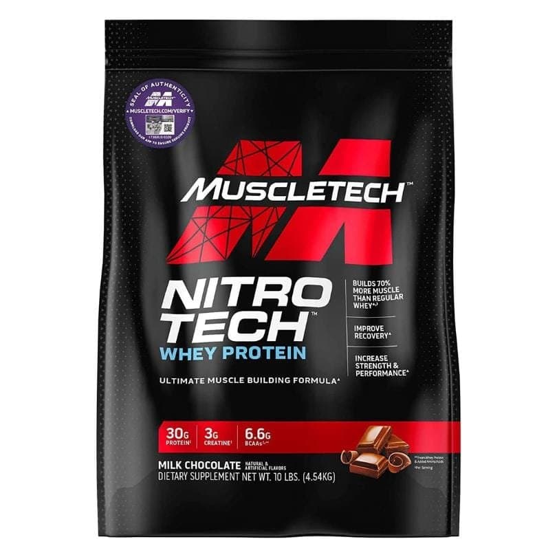 MUSCLETECH NITROTECH 10LBS MADE IN USA