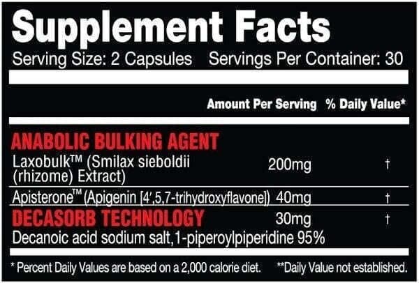 Killer Labz Laxobulk Bulking Agent Laxo Bulk 60 Capsules - Image 2