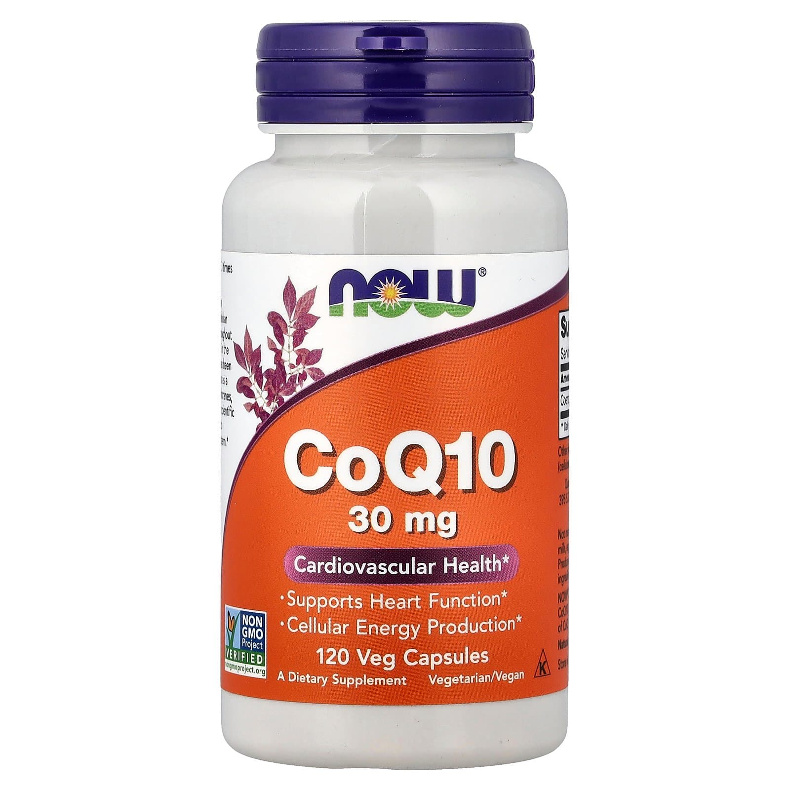 NOW Foods CoQ10 30 mg – 120 Capsules
