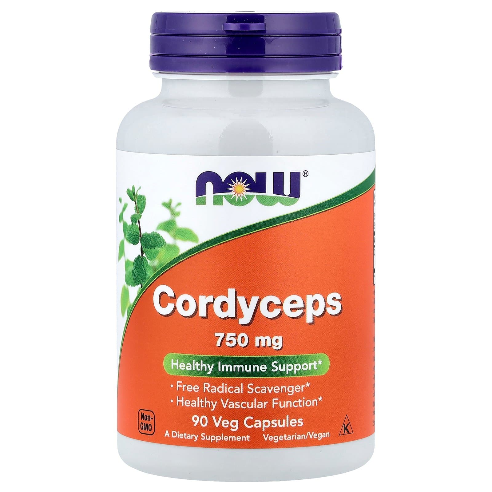 NOW Foods Cordyceps 750 mg – 90 Veg Capsules