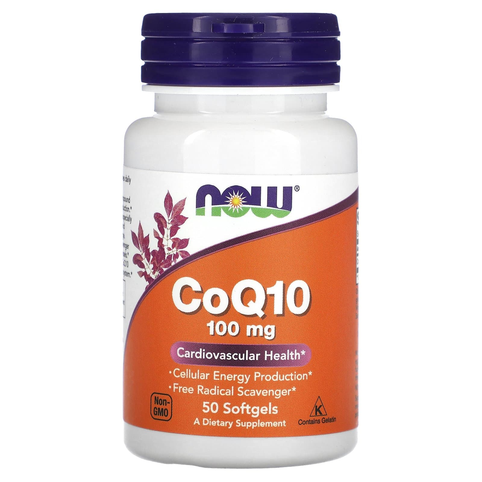 NOW Foods CoQ10 100 mg – 50 Softgels