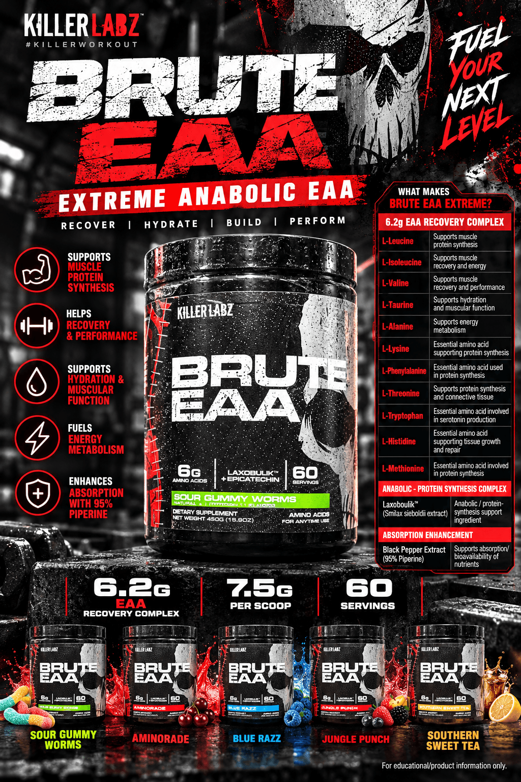 Killer Labz Brute EAA Extreme – 450g
