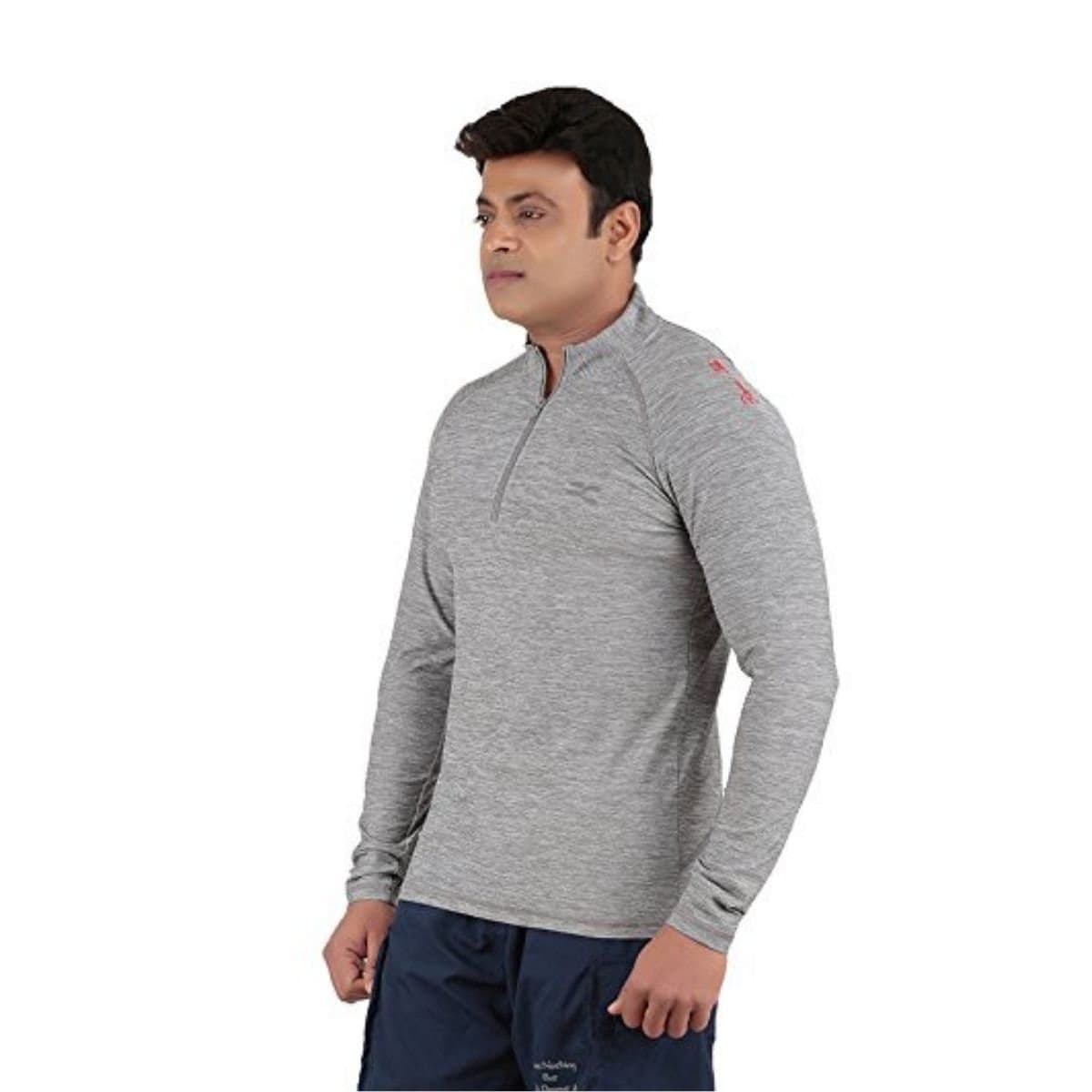 Ronnie Coleman Men's Elephant Grey Color Sports and Casual T-Shirt - Image 2