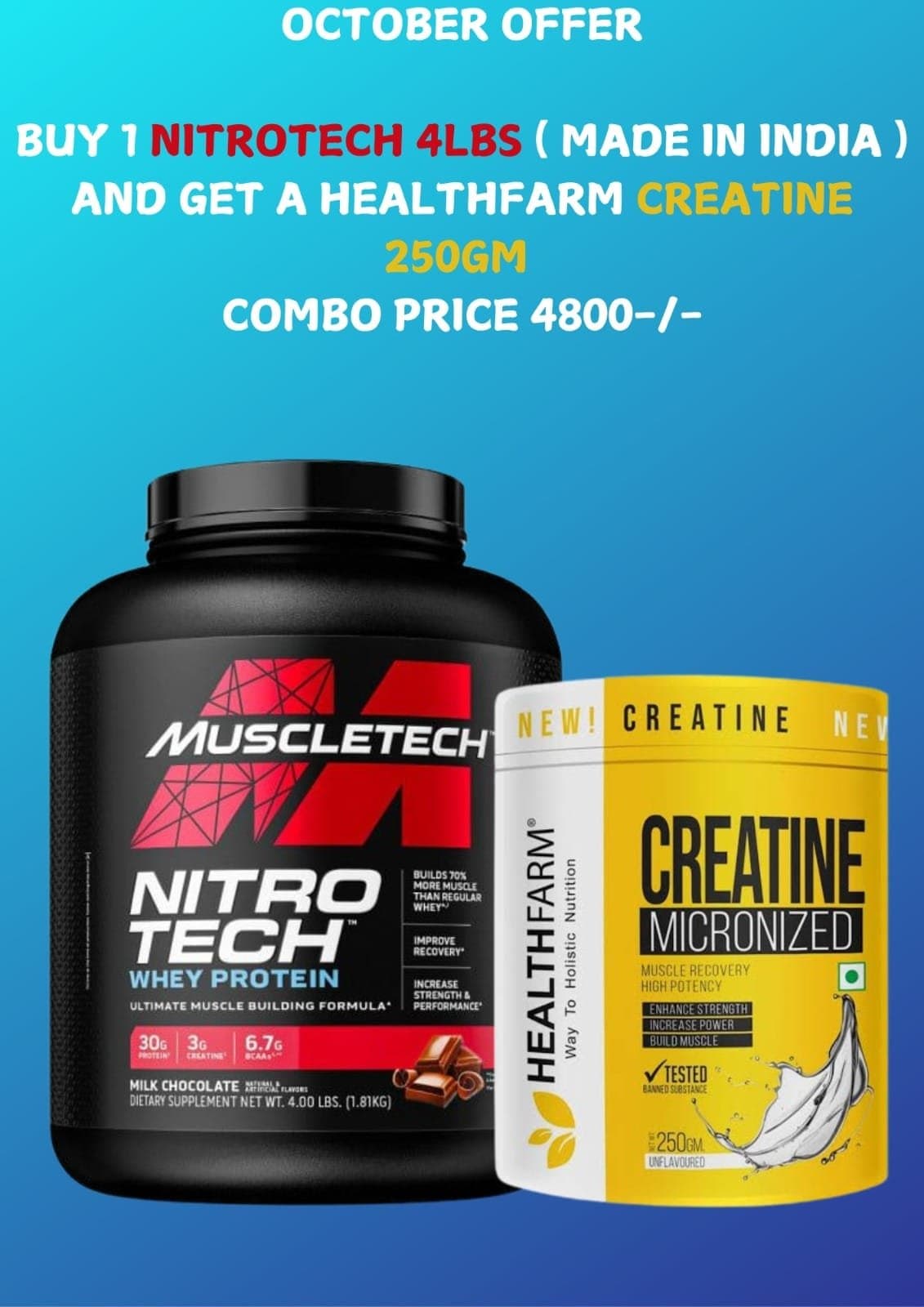 Muscletech + Creatine Combo Deal