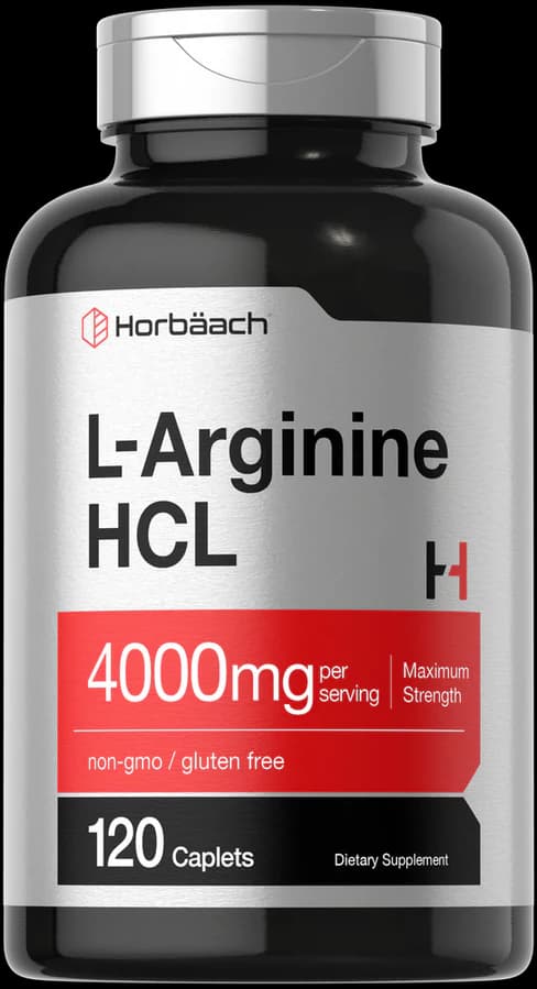 Horbaach L-Arginine 4000mg per serving | 120 Caplets