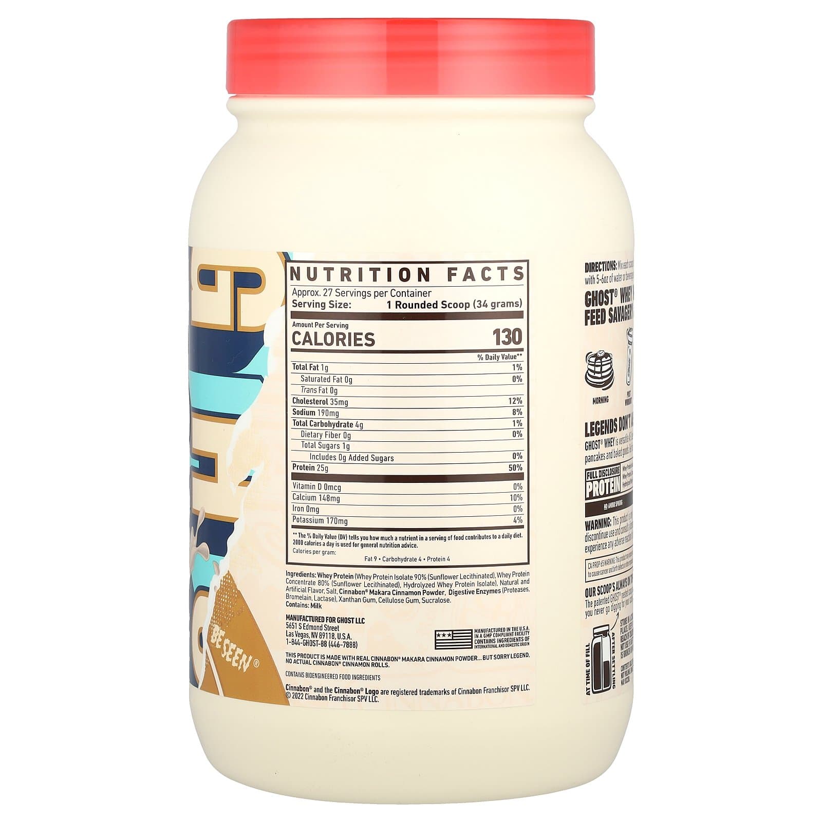 Ghost Whey Protein 2 lb - Image 3
