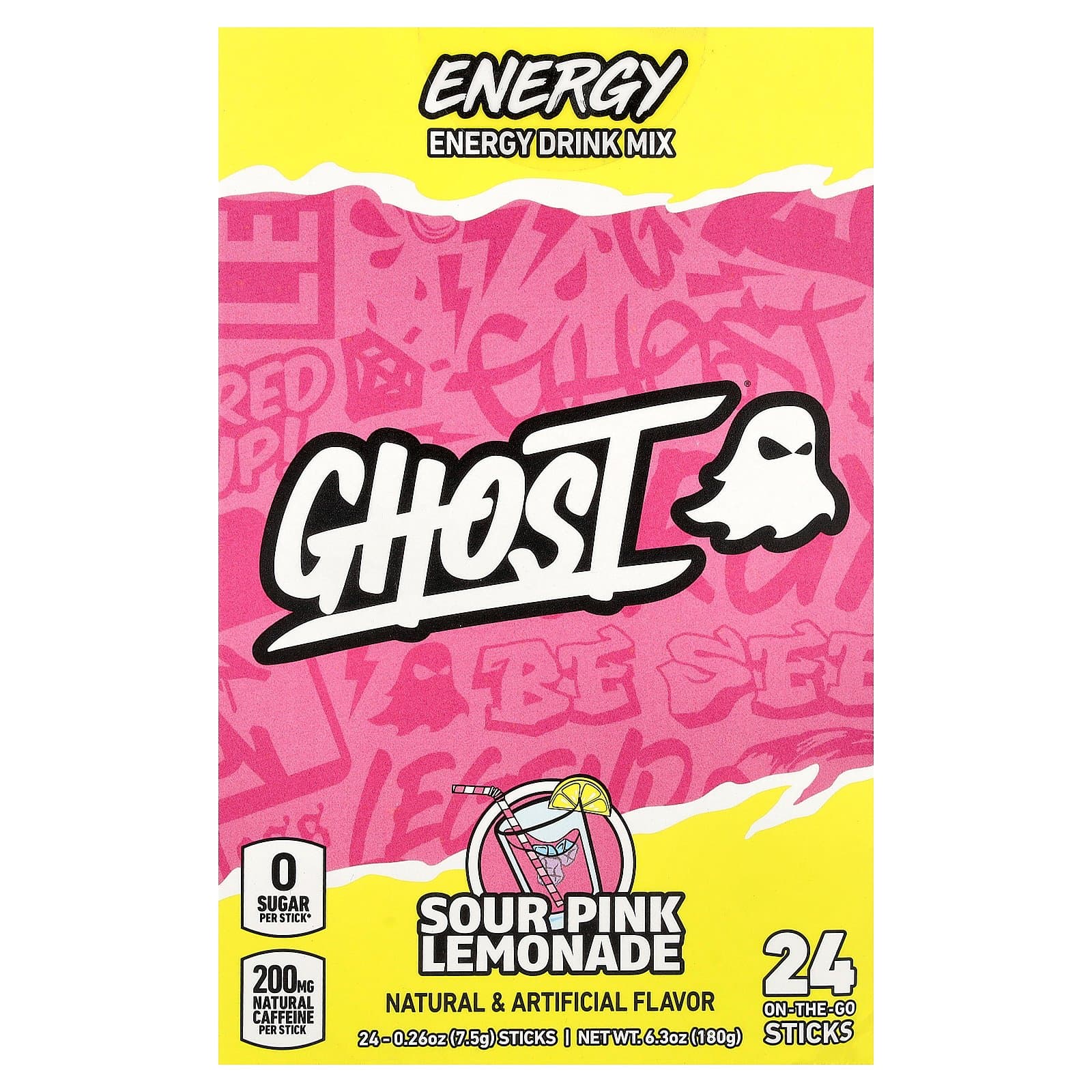 Ghost Energy Drink Mix – 24 Sticks - Image 2