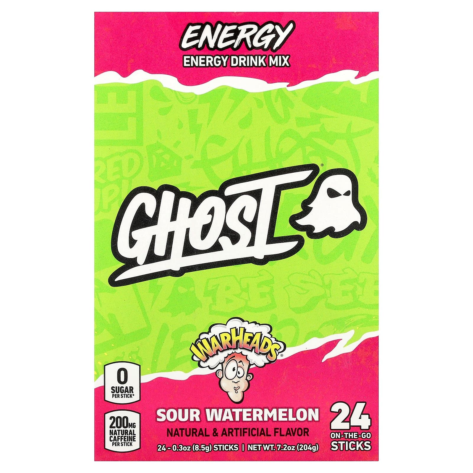 Ghost Energy Drink Mix – 24 Sticks - Image 3