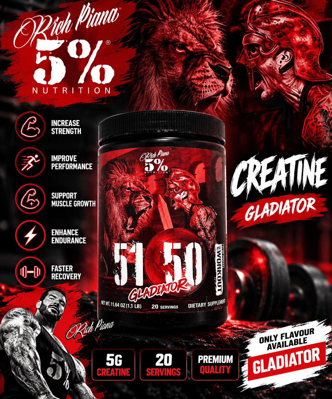 5% Rich Piana Pre-Workout