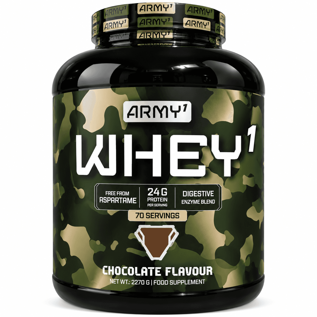Army 1 Whey Protein Chocolate Hazelnut 2270g