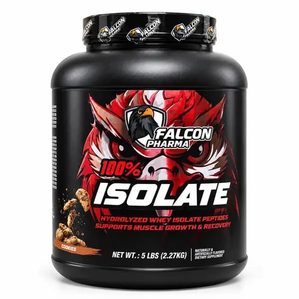 Falcon Pharma 100% Isolate – Cookies, 5 lb (2.27 kg)