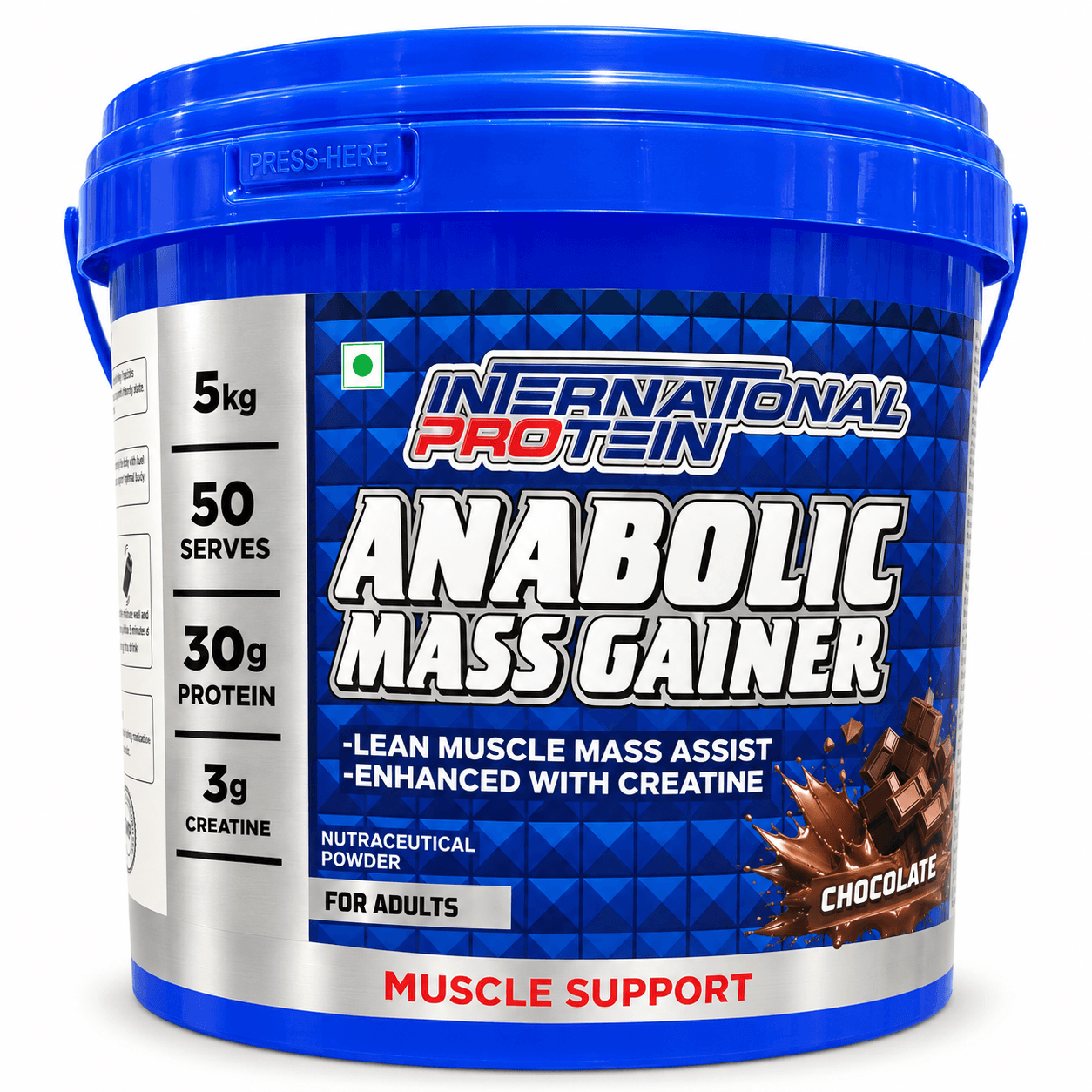 International Protein Anabolic Mass Gainer 5 kg - Image 2