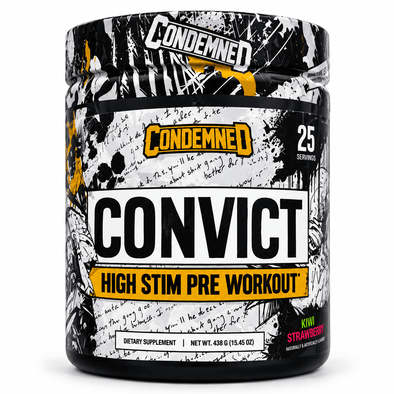 CONVICT High Stim Pre-Workout 300g – 50 Servings